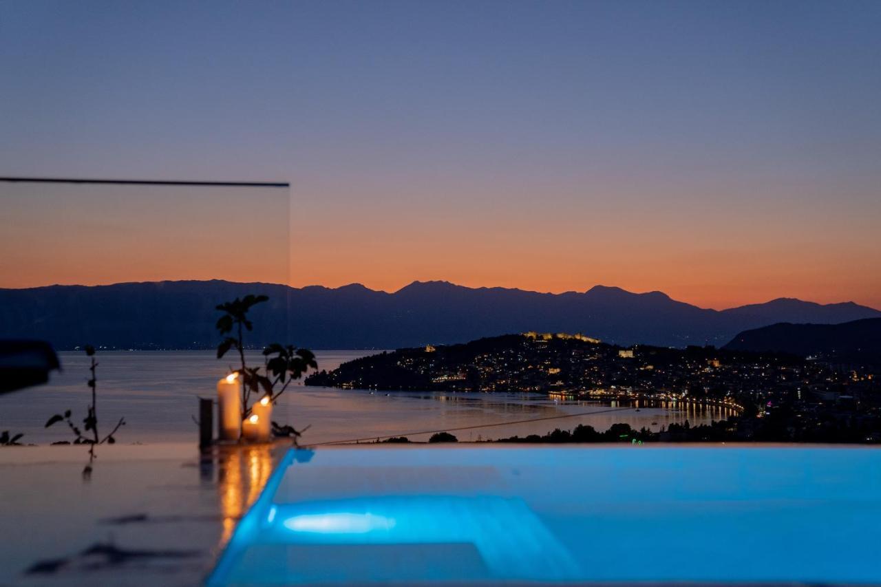 Casa Farmak - 4 Bedroom Lux Apartment With Infinity Pool & Lake View Ochrid Exteriér fotografie