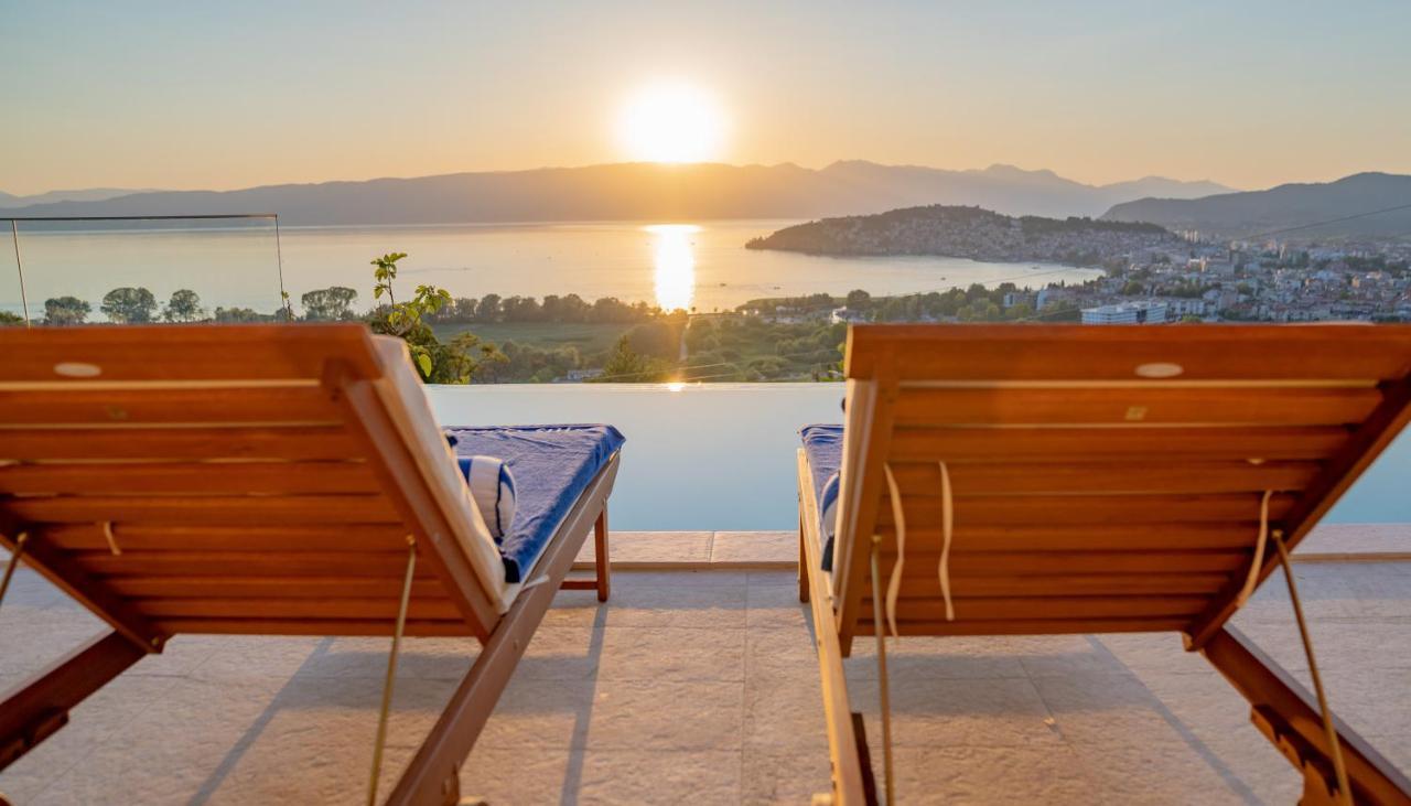 Casa Farmak - 4 Bedroom Lux Apartment With Infinity Pool & Lake View Ochrid Exteriér fotografie